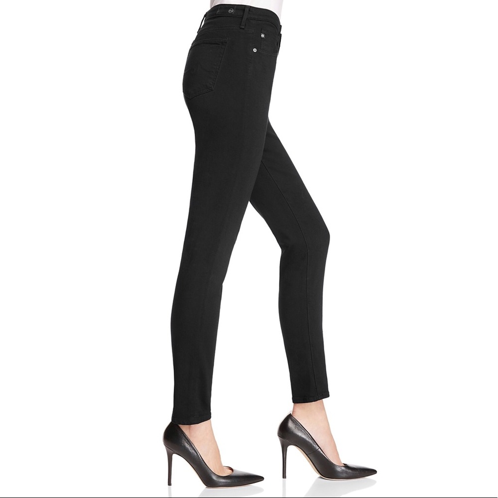 AG Prima Mid-Rise Jeans in Black